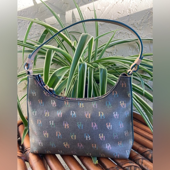 Dooney & Bourke Multicolor Logo Mini Shoulder Bag - Picture 9 of 9